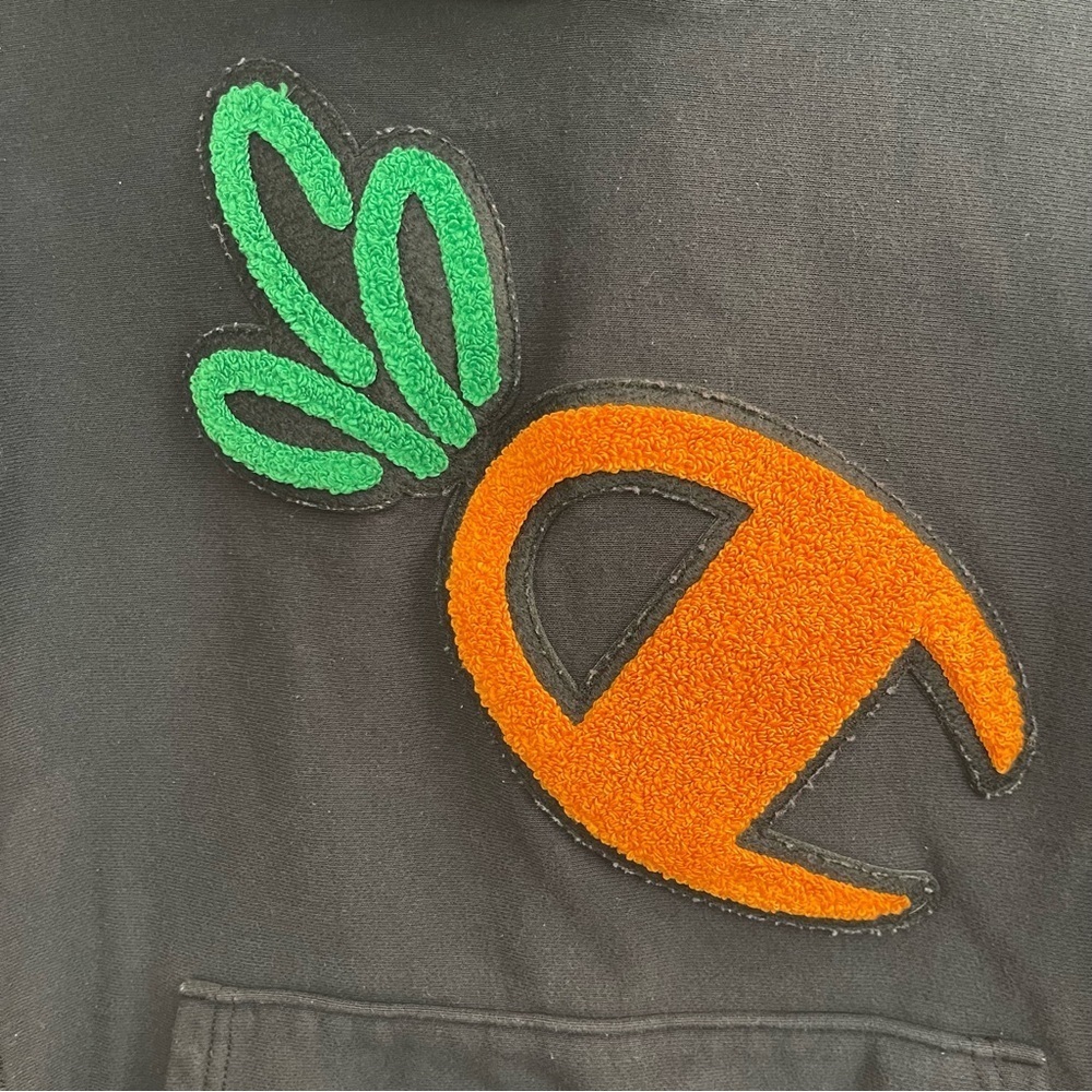 Champion Carrots Reverse Weave Pullover Men's Size S Black Big C Logo - Picture 7 of 12
